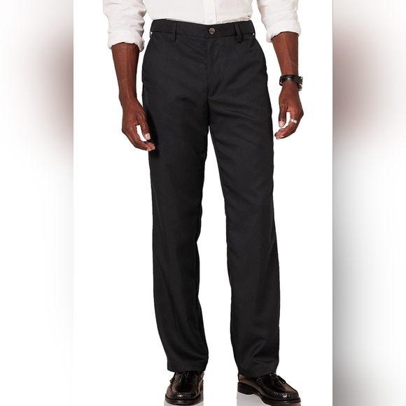 NWT Amazon Essentials Men's Classic-Fit Expandable-Waist Flat-Front Dress Pant. - Picture 1 of 8